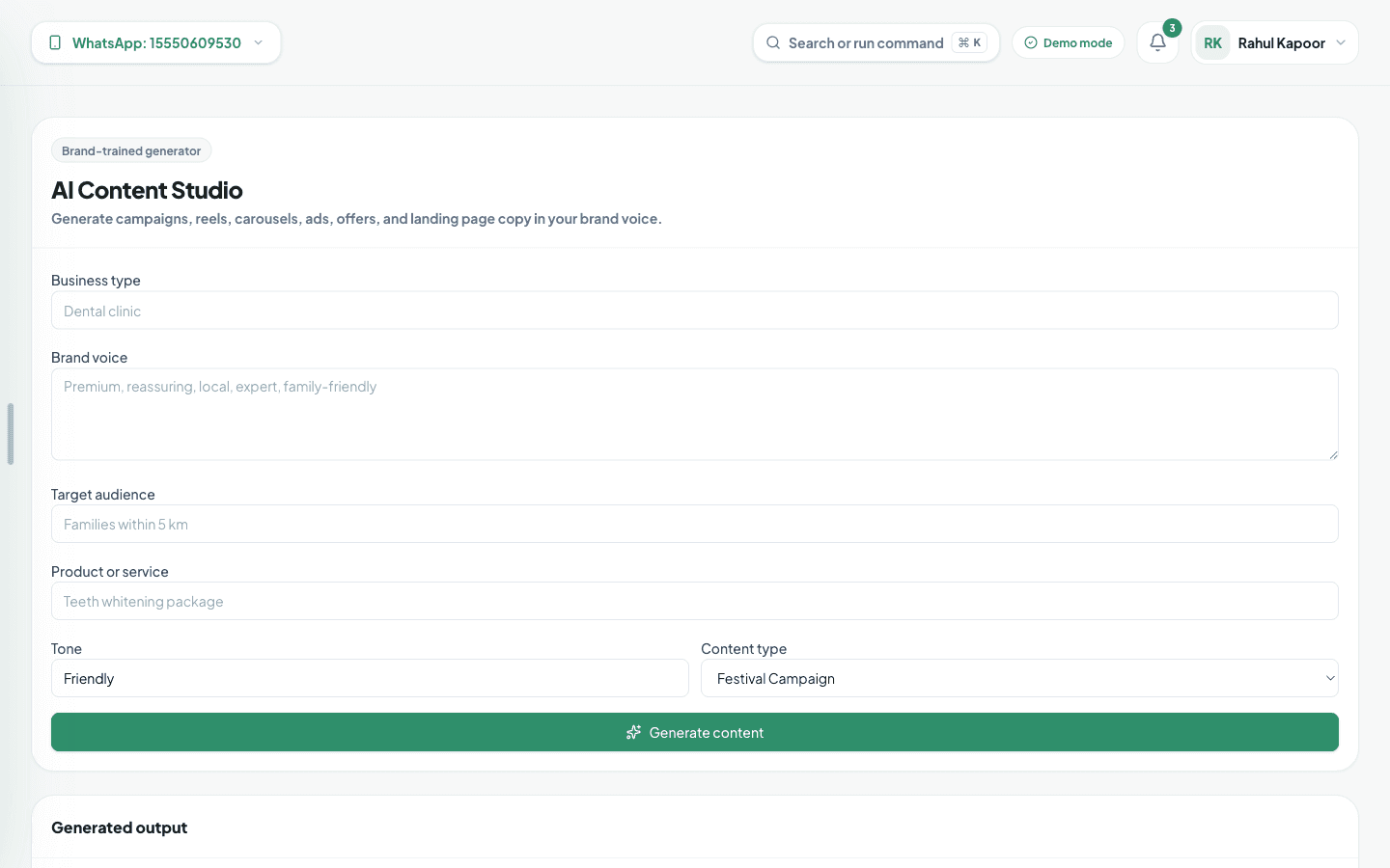 AI content + chatbots that convert 24/7